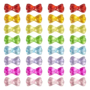 150Pcs Transparent Acrylic Beads