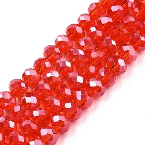 Electroplate Glass Beads Strands