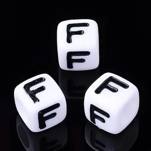 Letter Acrylic Beads