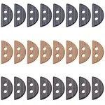 24Pcs 3 Colors Resin Buttons