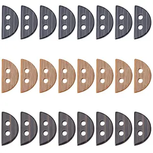 24Pcs 3 Colors Resin Buttons