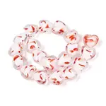 Inner Flower Handmade Lampwork Beads Strands