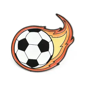 Sports Alloy Enamel Brooch