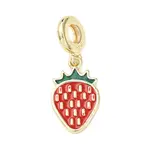 Brass Enamel Fruit European Dangle Charms