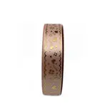 48 Yards Gold Stamping Polyester Ribbon
