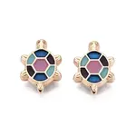 Rack Plating Alloy Enamel Beads