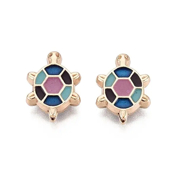 Rack Plating Alloy Enamel Beads