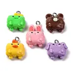 Animal Series Opaque Resin Pendants