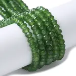 Dyed Natural Malaysia Jade Rondelle Beads Strands