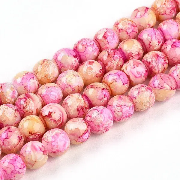 Baking Painted Glass Beads