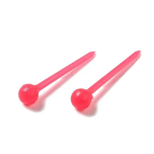 Plastic Tiny Ball Stud Earrings