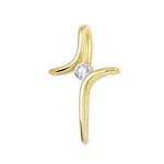 Soliter Originální zlatý křížek 246 001 00460