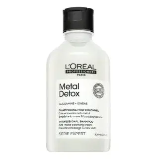 L´Oréal Professionnel Série Expert Metal Detox Professional Shampoo Anti-metal Cleasing Cream čistiaci šampón pre lesk a ochranu farbených vlasov 300 