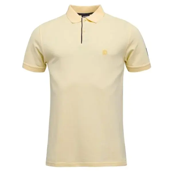 FUNDANGO INSIGNIA Pánské polo triko, žlutá, velikost