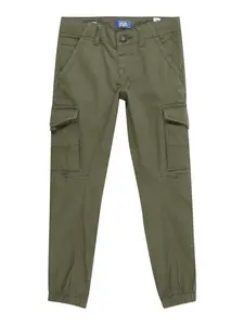 JACK & JONES MINI Nohavice 'PAUL FLAKE'  olivová
