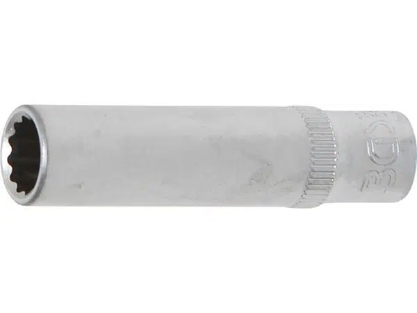 BGS Technic BGS 10708 Nástrčná hlavice 1/4" dvanáctihranná 8 mm, prodloužená