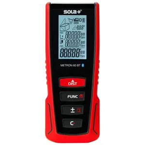 Laserový dálkoměr, rozsah 60 m, bluetooth - SOLA