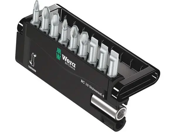 Wera 056159 Sada bitů 1/4" Wera 8100-9-899/TZ Bit Check®, s držákem bitů 899/4/1 K