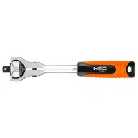 Ráčna 1/2", otočná, s přepínací páčkou, 250 mm, 72 zubů - NEO tools