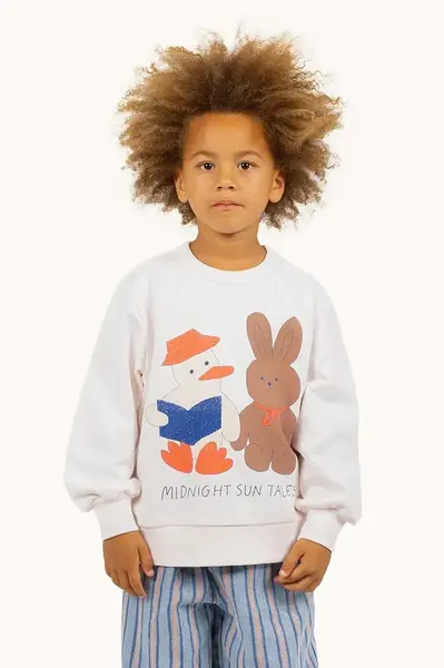 Dětská bavlněná mikina Tinycottons READERS GRAPHIC SWEATSHIRT