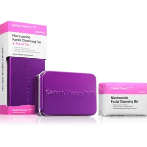 Carbon Theory Vaporeize Facial Cleansing Bar čistiace mydlo na tvár s niacínamidom 80 g