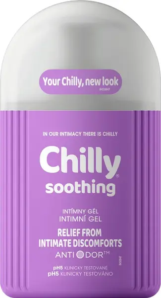 Chilly Upokojujúce gél na intímnu hygienu Chilly (Soothing Gel) 200 ml