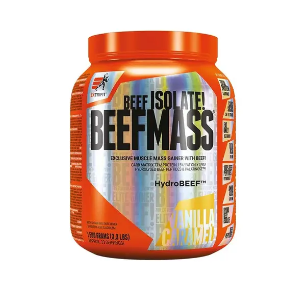 Extrifit BeefMass 1,5kg - vanilka, karamel