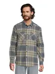 Volcom pánská košile Netastone Flannel Ls Dark Slate | Šedá | Velikost XL | 100% bavlna