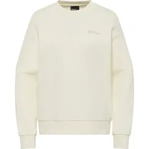 Jack Wolfskin ESSENTIAL CREWNECK W Dámská mikina, bílá, velikost
