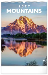 NOTIQUE Nástěnný kalendář Hory 2027, 33 x 46 cm