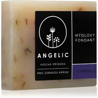 Angelic Mýdlový fondant Levandule extra jemné přírodní mýdlo 105 g