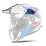 Náhradní kšilt k helmě W-TEC Valso bílo-červeno-modrá