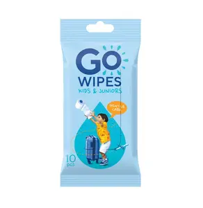 GoWipes Vlhčený toaletní papír pro děti a juniory Plastic Free 10 ks