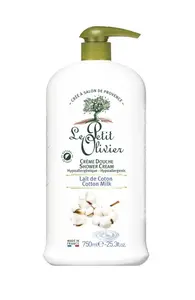 Le Petit Olivier Bavlníkové mléko sprchový krém 750 ml