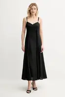 Šaty s příměsí lnu Twinset