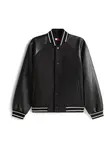 Tommy Jeans Prechodná bunda 'Varsity'  čierna / biela