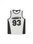 AND1 Tričko '93 Airtex'  čierna / biela