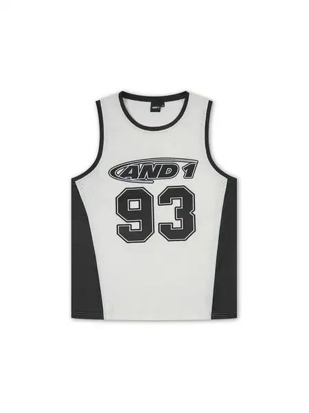 AND1 Tričko '93 Airtex'  čierna / biela