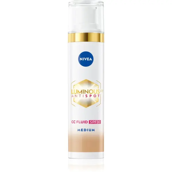 NIVEA Luminous 630 Anti Spot rozjasňujúci CC krém SPF 30 odtieň Medium 40 ml