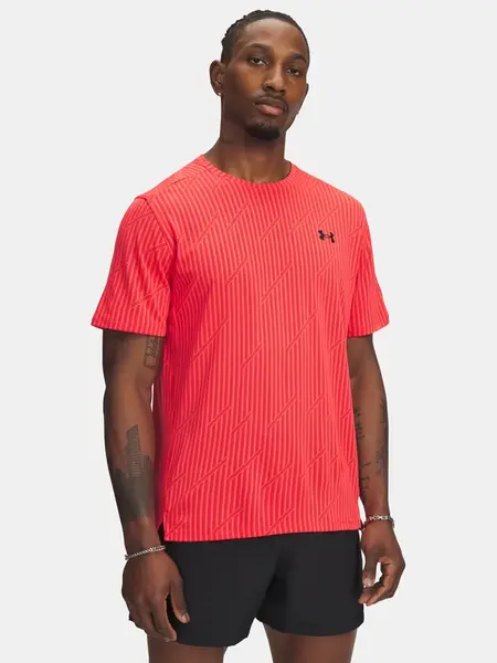 Men's T-shirt Under Armour UA Tech Vent Jacquard-RED - Men's
