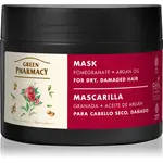 Green Pharmacy Argan Oil & Pomegranate Care Mask ošetrujúca maska pre poškodené vlasy 300 ml