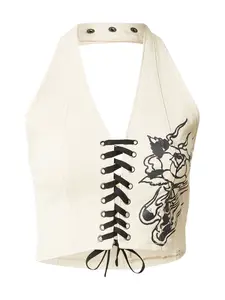 Ed Hardy Top  nebielená / čierna