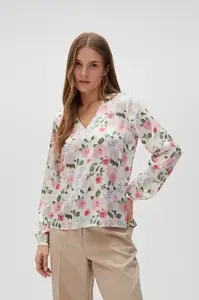 Marisse Women's Shirt L-Ko-4633 Off White