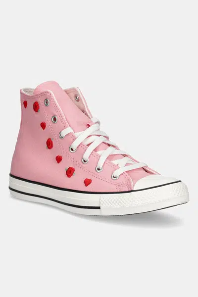 Dětské tenisky Converse Chuck Taylor All Star růžová barva, A12624C