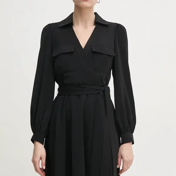 Šaty Dkny černá barva, mini, DD3K7484