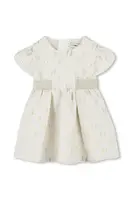 Kojenecké šaty Karl Lagerfeld béžová barva, mini, áčková, Z30515