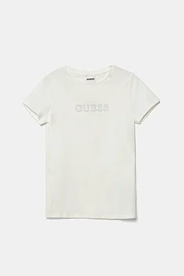 Dětské tričko Guess bílá barva, J4RI49 J1314