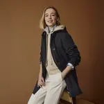 Černá dámská parka Geox Claudin