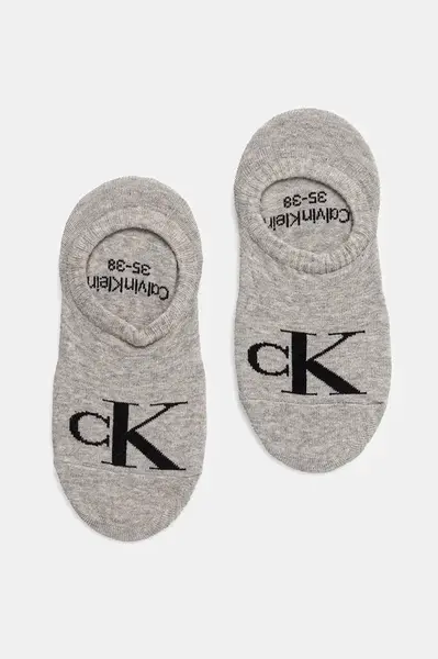Calvin Klein Jeans ponožky dámské s bavlnou 2-pack