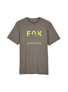 Fox pánské tričko Intrude Prem Ss Heather Graphite | Šedá | Velikost XL | 100% bavlna
